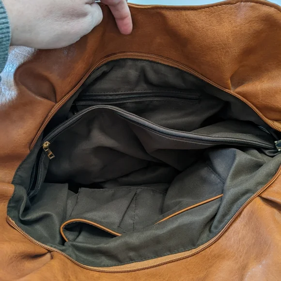 Brown Faux Leather Purse - Picture 14 of 16